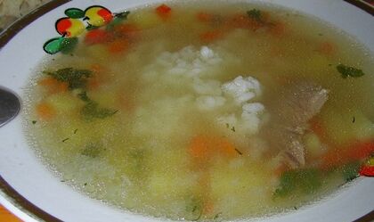 Soupe de riz